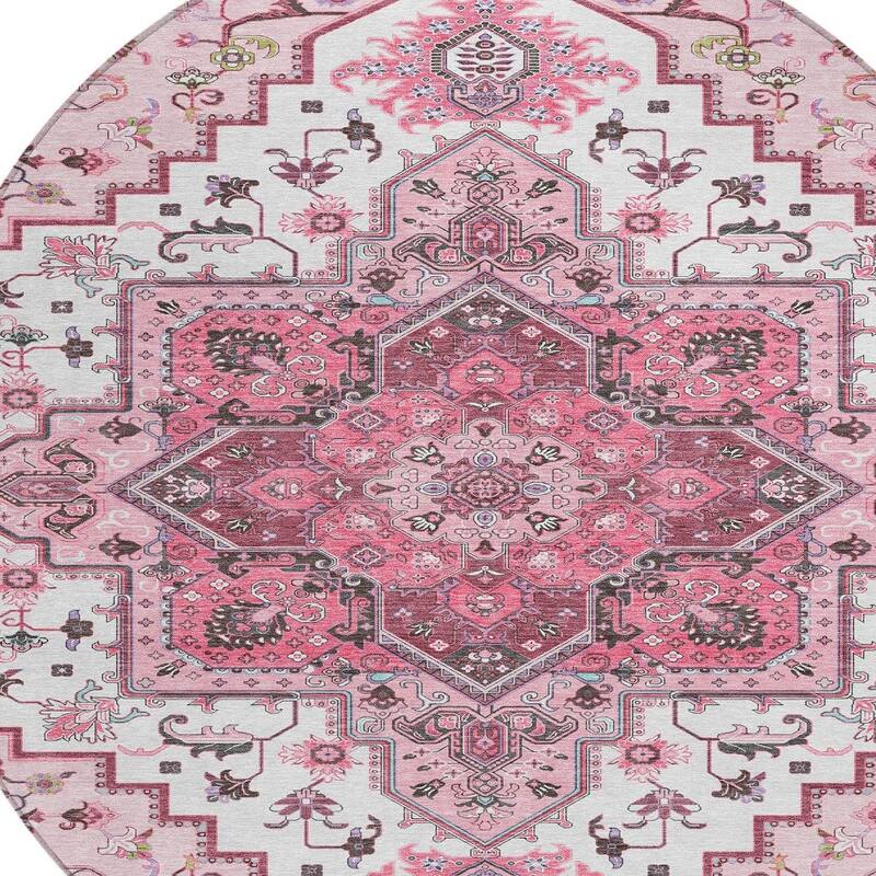 HomeRoots Oriental Traditional Rectangle Outdoor Rug