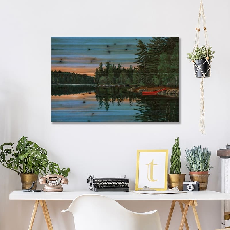 The Quietest Moments Print On Wood by Jake Vandenbrink - Multi-Color