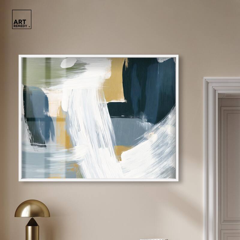 Moss Layers III Shadowbox by Art Remedy