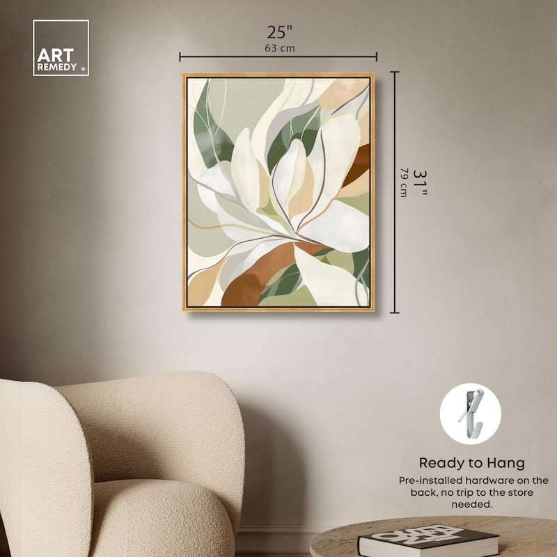Leaf Prints I Canvas by Art Remedy