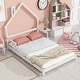 preview thumbnail 15 of 28, Full House-Shaped Headboard Bed With Handrails