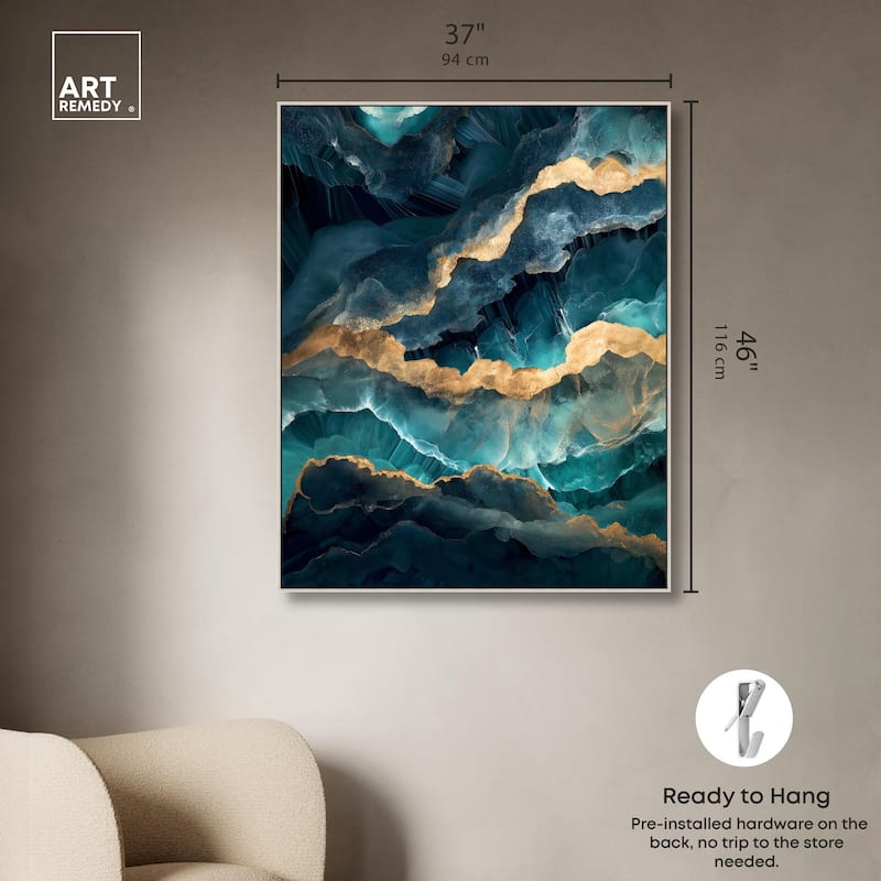 Power Edge I Canvas by Art Remedy