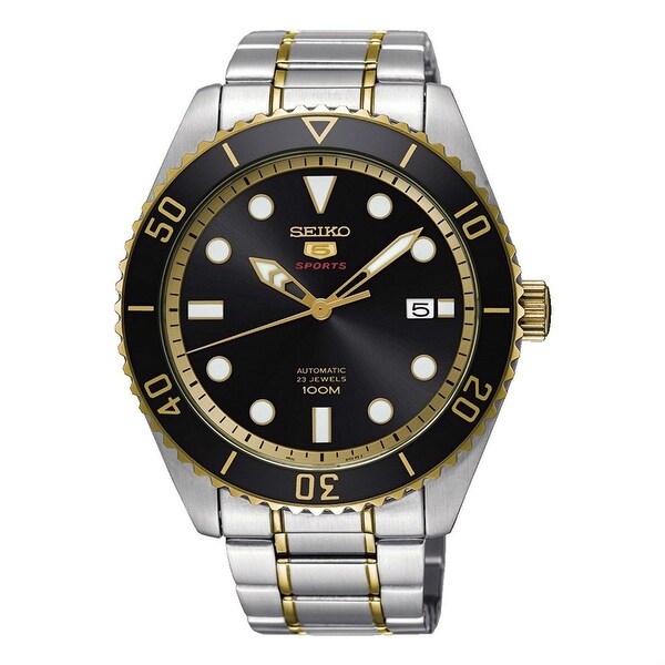 seiko 5 sports black