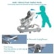 preview thumbnail 3 of 6, Adjustable Height Foldable Push Walker with Detachable Feeding and Music Trays - 23.6”L x 27.5”W x 21”H