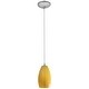 preview thumbnail 5 of 4, Access Lighting Champagne - Glass Pendant - 1-Light Pendant - Cord -Maya Glass Shade - Replaceable LED