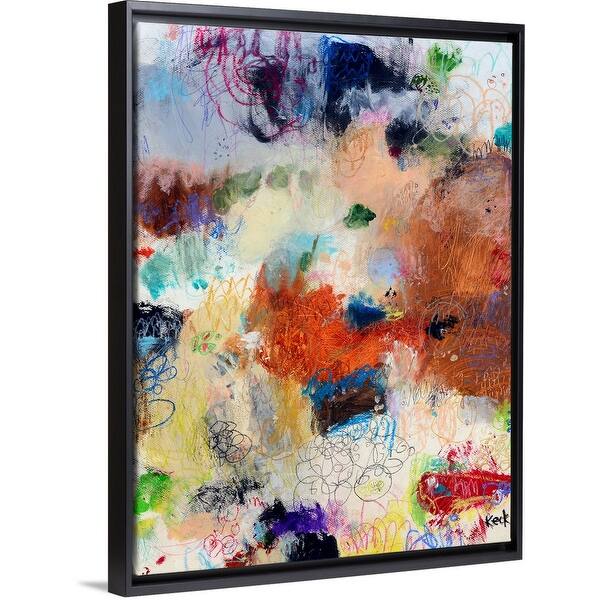 Shop Twist Of Fate Black Float Frame Canvas Art Overstock