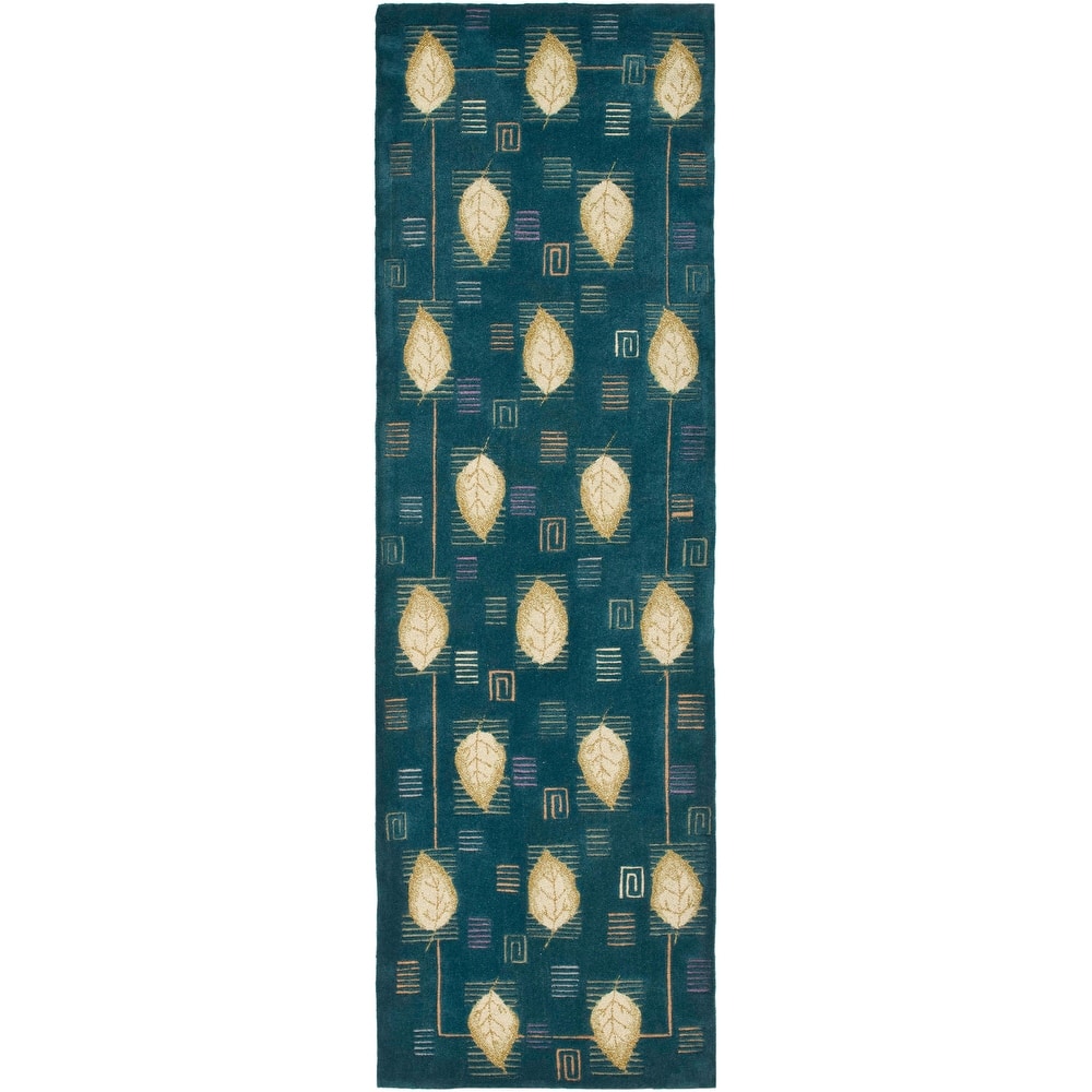 SAFAVIEH Handmade Berkeley Annetraude Botanical Wool Rug