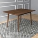 preview thumbnail 2 of 8, GDFStudio - Mary Modern 47" Rectangular Solid Wood Dining Table with Beveled Edges