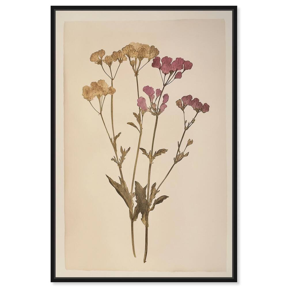 Dried Flower Canvas by Art Remedy