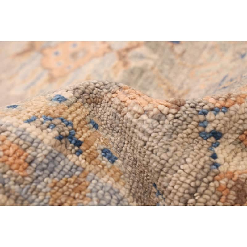 ECARPETGALLERY Hand-knotted Jules Serapi Grey Wool Rug - 7'10 x 10'1