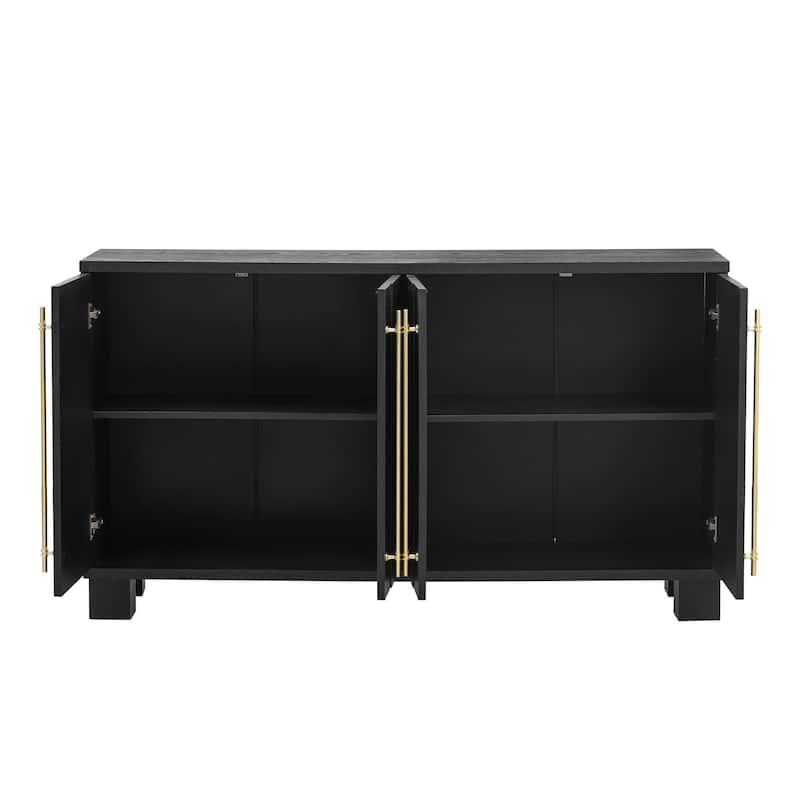 Wood Traditional Style Sideboard