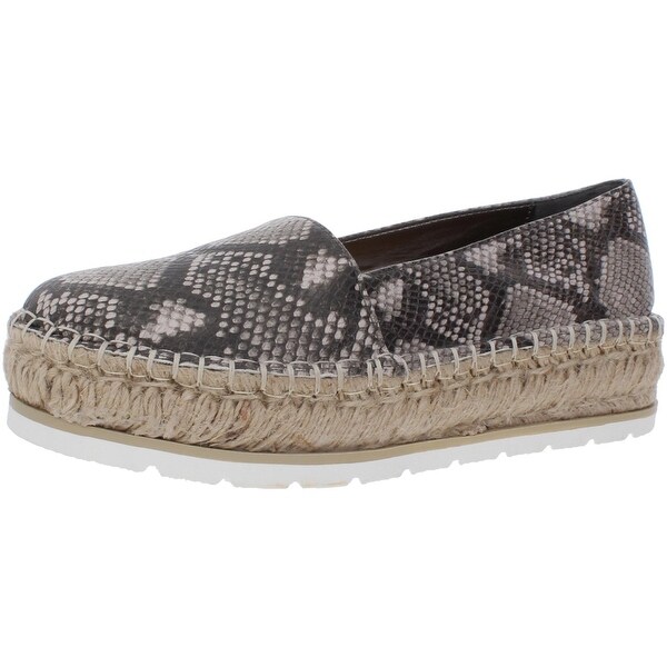 snake print platform sneakers