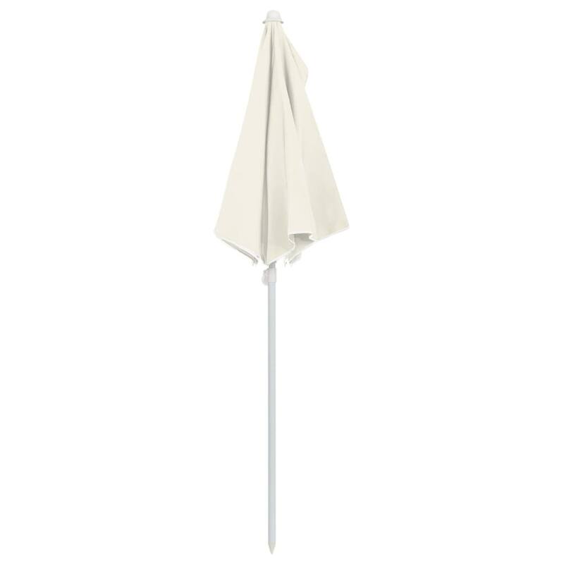 70.9"x35.4" Garden Half Parasol with Pole 8 Colors