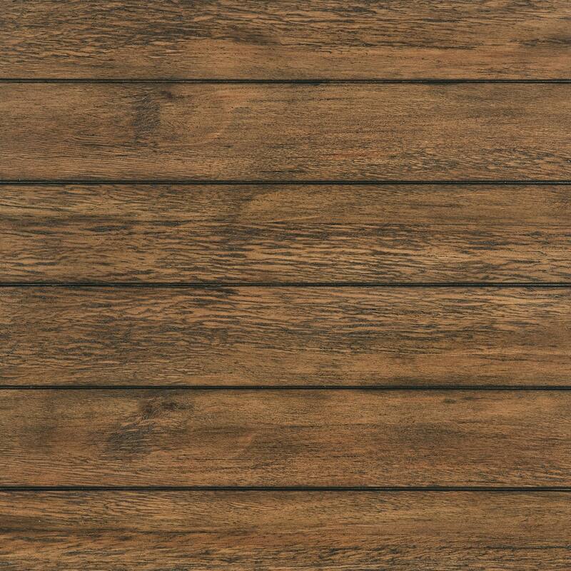 2 Piece Wooden Table Set with Storage in Distressed Brown - 2 Piece