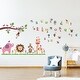 preview thumbnail 2 of 2, Walplus Zoo Friends Learning Alphabet Kids Wall Sticker Nursery Decor
