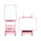 preview thumbnail 6 of 7, Kids Standing Art Easel Dry-Erase Board Double Sided Chalkboard Pink