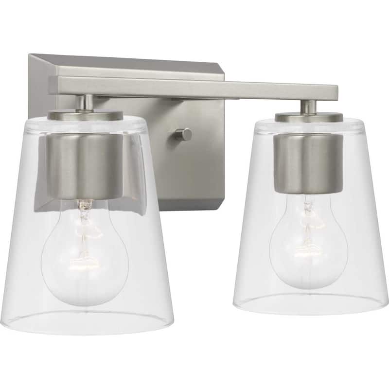 Progress Lighting P300458 Vertex 2 Light 6" Wide Vanity Light - Brushed Nickel