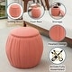 preview thumbnail 4 of 8, Convenience Concepts Designs4Comfort Vanessa Round Accent Storage Ottoman