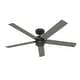 preview thumbnail 13 of 11, Hunter 52" Burton Outdoor Ceiling Fan and Wall Control - Farmhouse, Industrial, Transitional - Damp Rated - Exclusive SureSpeed!