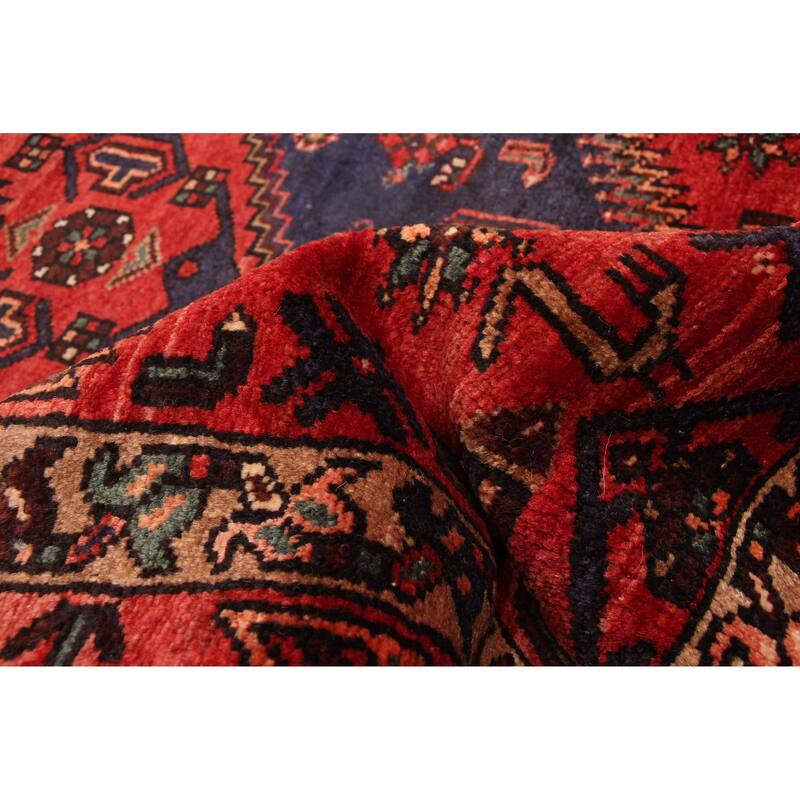 ECARPETGALLERY Hand-knotted Andelz Red Wool Rug - 3'7 x 7'0