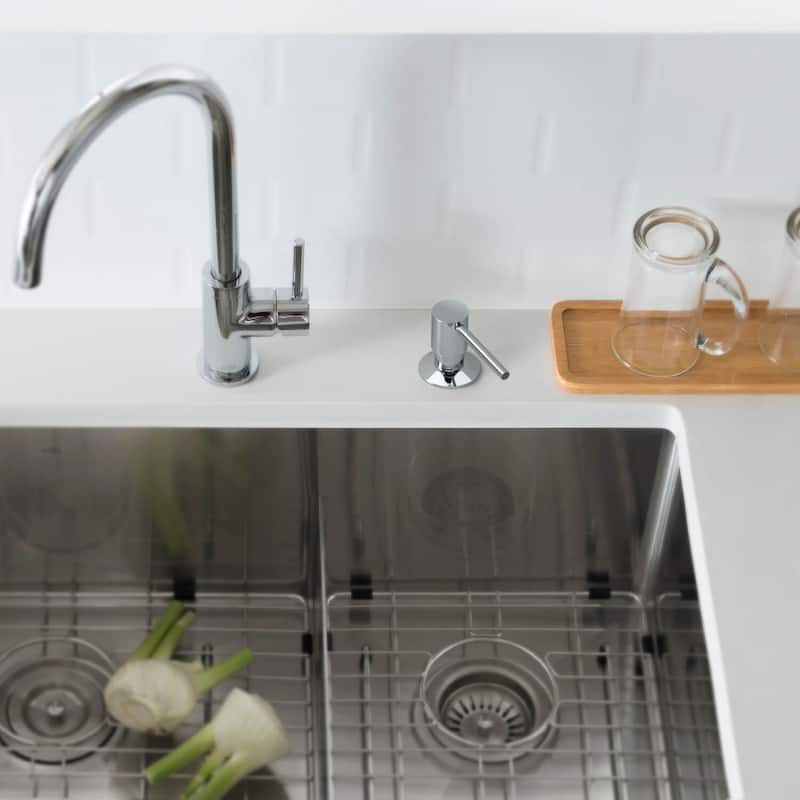 Kitchen Lead Free Solid Brass Construction Soap Dispenser