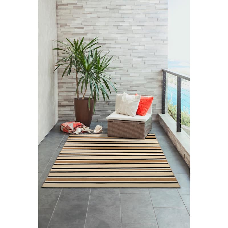 Liora Manne Sorrento Cabana Stripe Indoor/Outdoor Rug