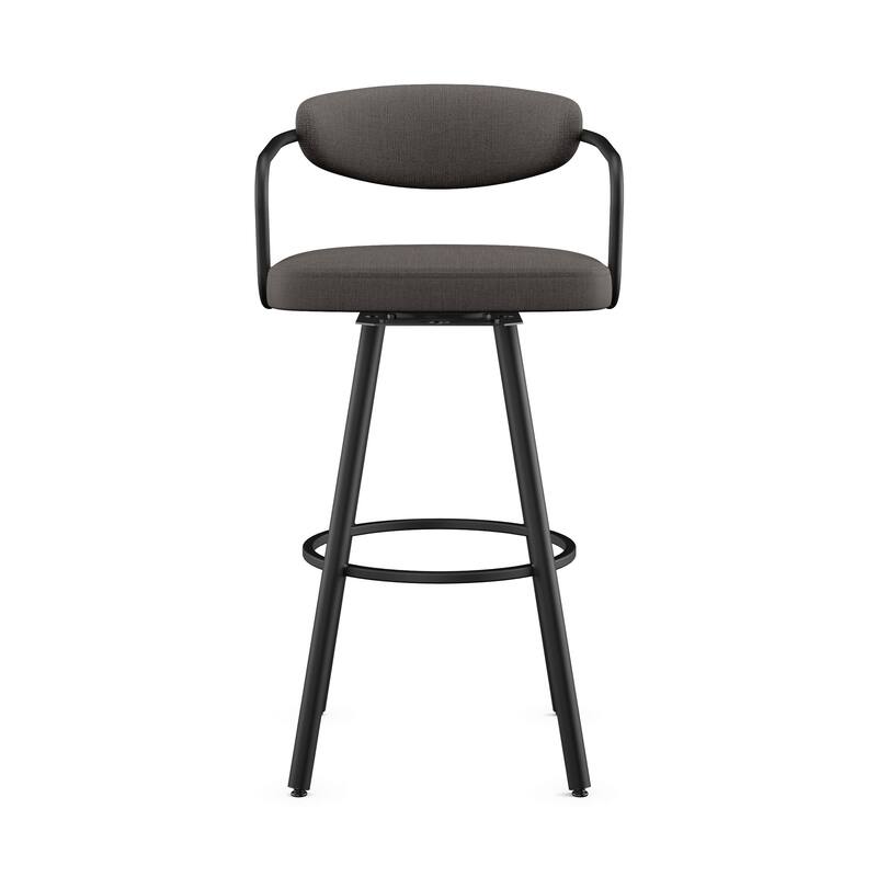 Amisco Ernesto Swivel Counter and Bar Stool with Arms