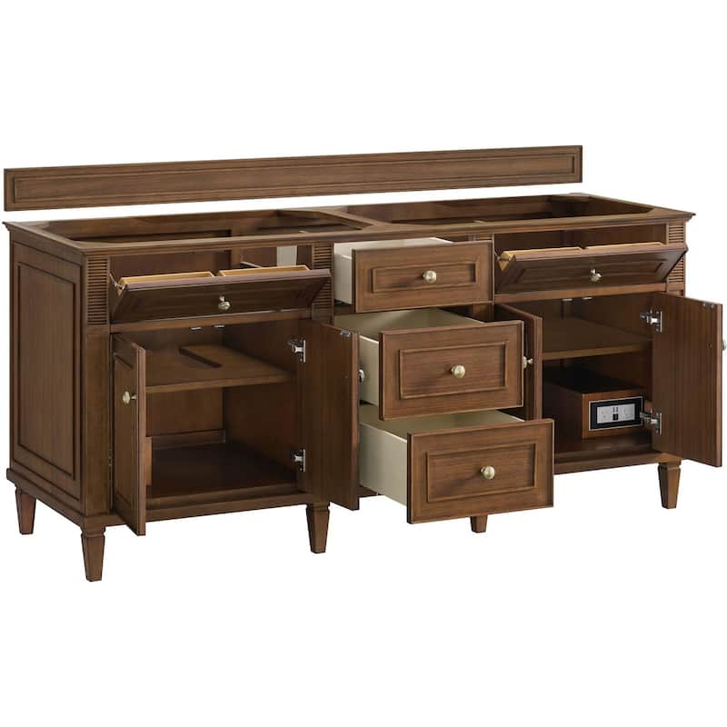 James Martin Vanities 424-V72-M Lorelai 72" Free Standing Double Basin