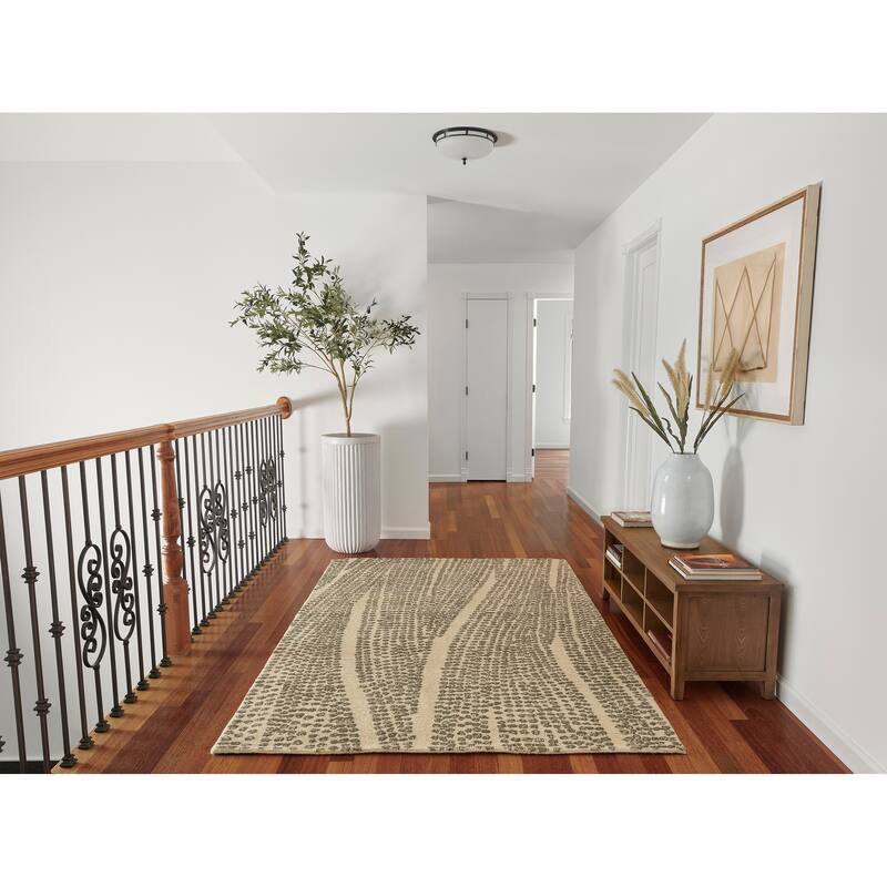 Momeni Teppe Hand Tufted Wool Geometric Area Rug