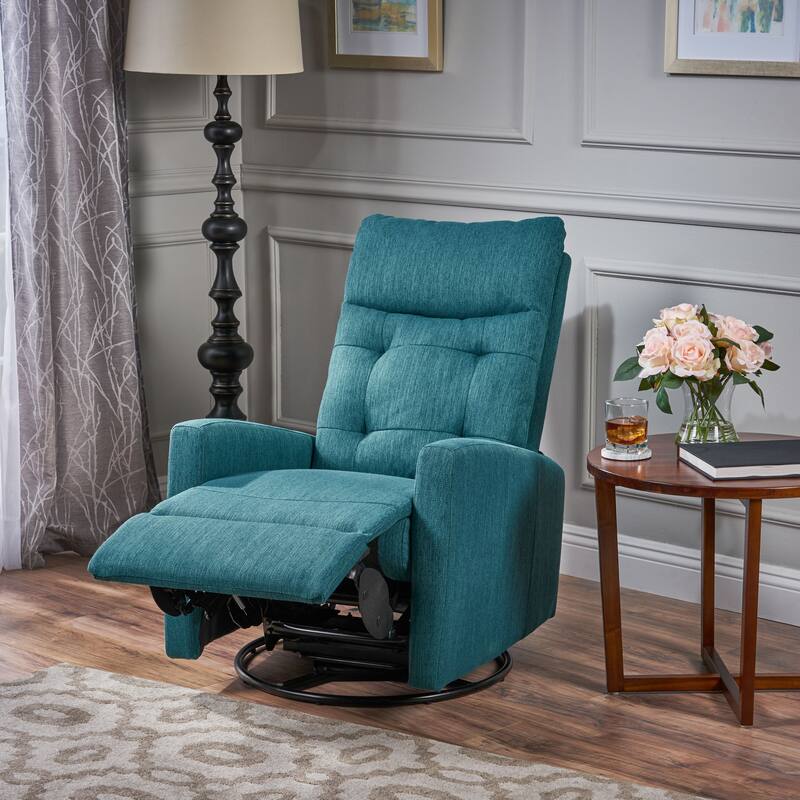 Woodglen Swivel/Glider Push Back Nursery Recliner by Christopher Knight Home