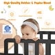 preview thumbnail 18 of 44, Costway Kids Toddler Wood Bed Bedroom Furniture w/ Guardrails - See Details