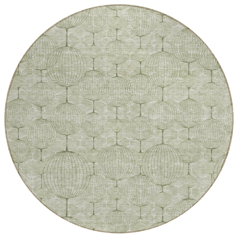 HomeRoots Geometric Transitional Rectangle Outdoor Rug