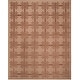preview thumbnail 2 of 14, Martha Stewart by SAFAVIEH Tracery Silk/ Wool Rug 7'9" x 9'9" - Rose/Wood