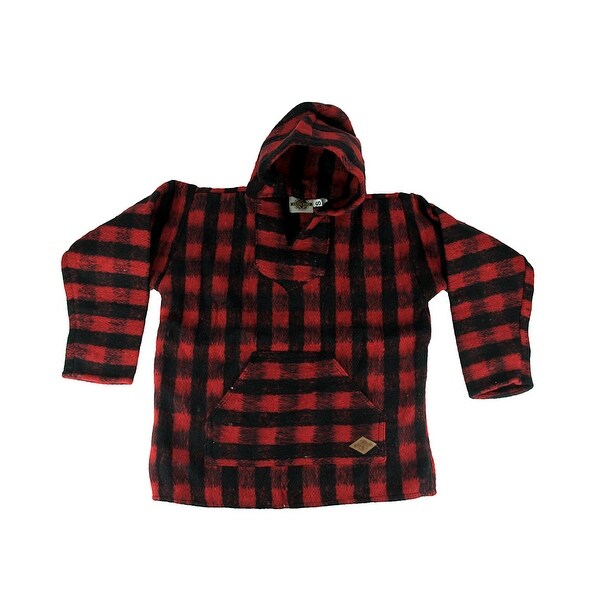 red and black hoodie mens