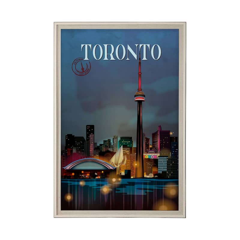 Toronto Go (XL) Framed Art Print