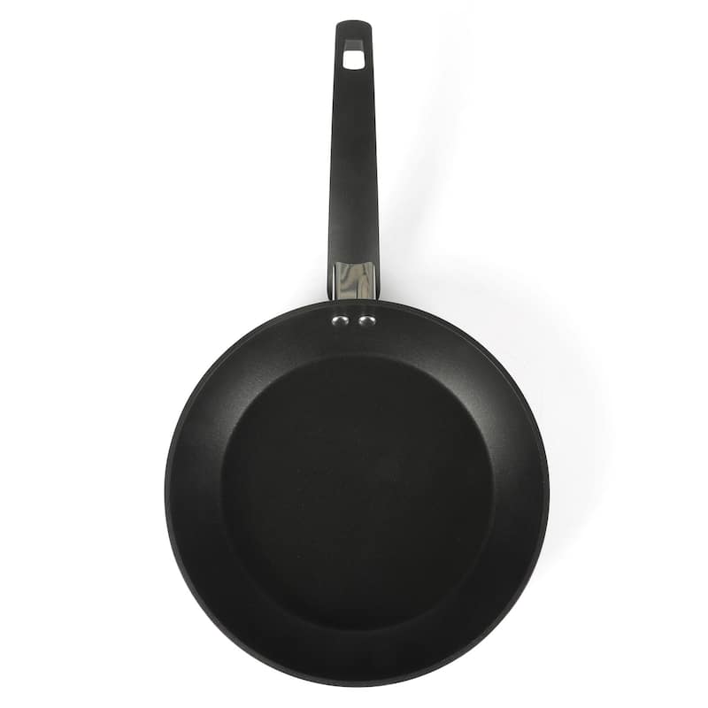 Oster Connelly 7 Piece Aluminum Premium Nonstick Pots and Pans Cookware Set W/ Induction & BakelteStay Cool Handle - Black