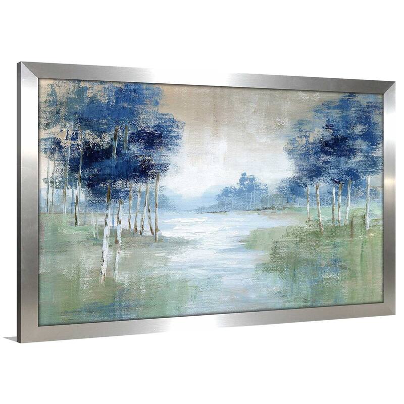 "Birch River (Horizontal)" by Nan Print on Acrylic
