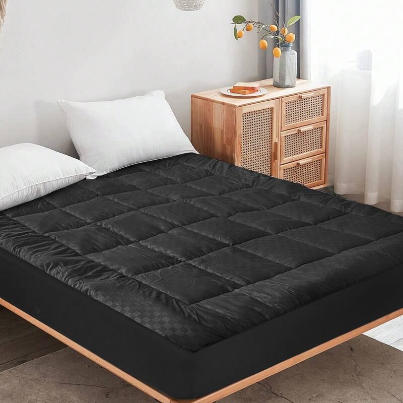 Queen Size Solid-Color Embossed Mattress Bedspread