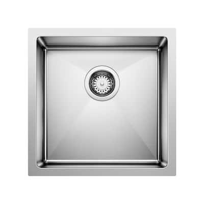 Blanco 443144 Quatrus 17" Undermount Single Basin Stainless Steel Bar