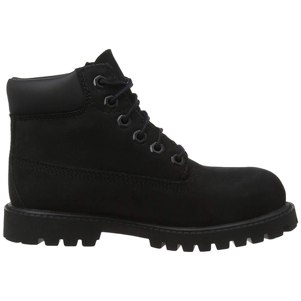 black timberland combat boots