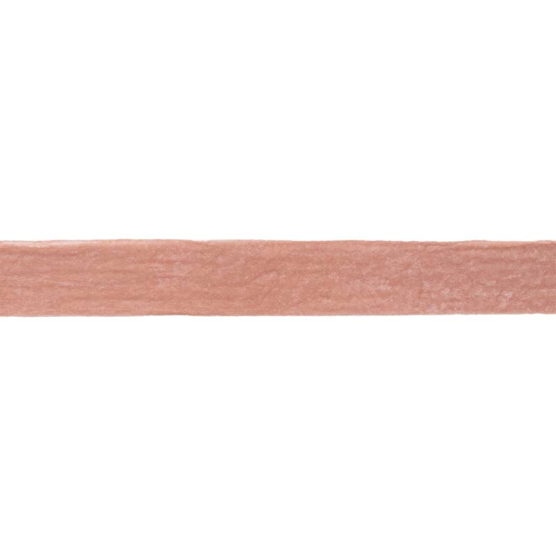 2" x 10 Yds. Raw Edge Rayon/Velvet - Pink