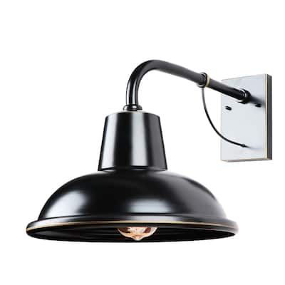 1 Light Outdoor Barn Light in Imperial Black