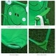 preview thumbnail 8 of 10, Outsunny Kids Folding Picnic Table and Chair Set Frog Pattern - 19.75" L x 19.75" W x 18" H