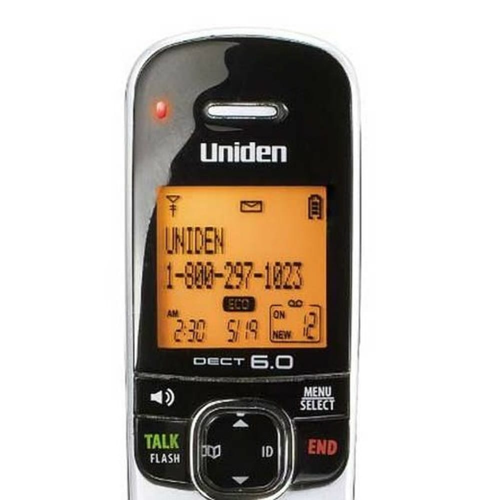 Uniden D1780 Dect 6 0 Expandable Cordless Phone With Digital Answering System Cordless Telephones Handsets Home Telephones Accessories