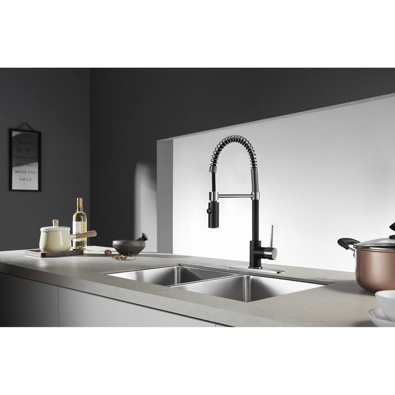 Kingston Brass New York Single-Handle Pre-Rinse Kitchen Faucet