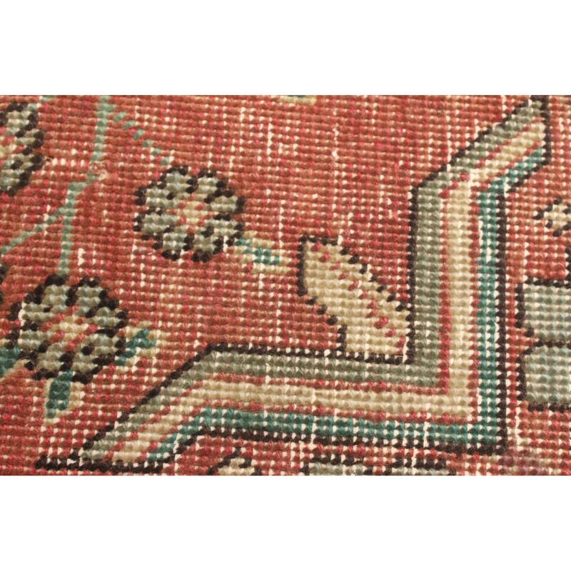 ECARPETGALLERY Hand-knotted Antalya Vintage Copper Wool Rug - 3'0 x 4'6