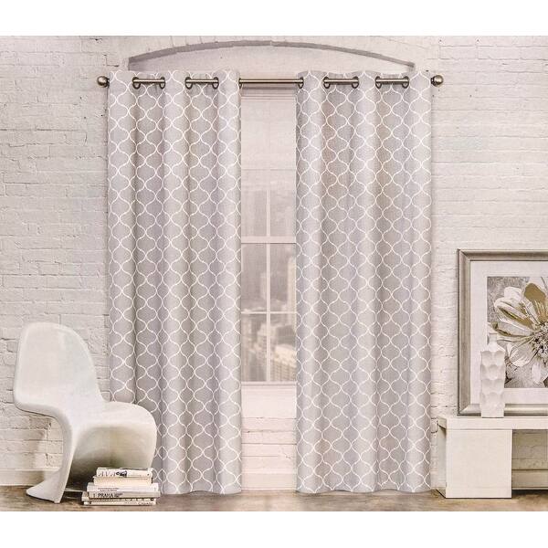 Shop Contemporary Moroccan Trellis Design Classy Top Grommet Two