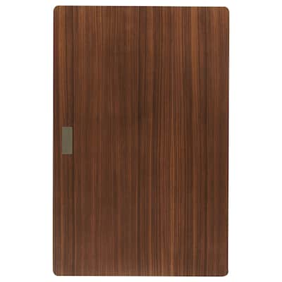 Blanco 17.43-in L x 11.375-in W Wood Cutting Board in Walnut - 11.38 x 17.44