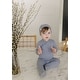 preview thumbnail 2 of 9, Ely's & Co. Organic Cotton Cluster Flower & Leaf Footie Collection