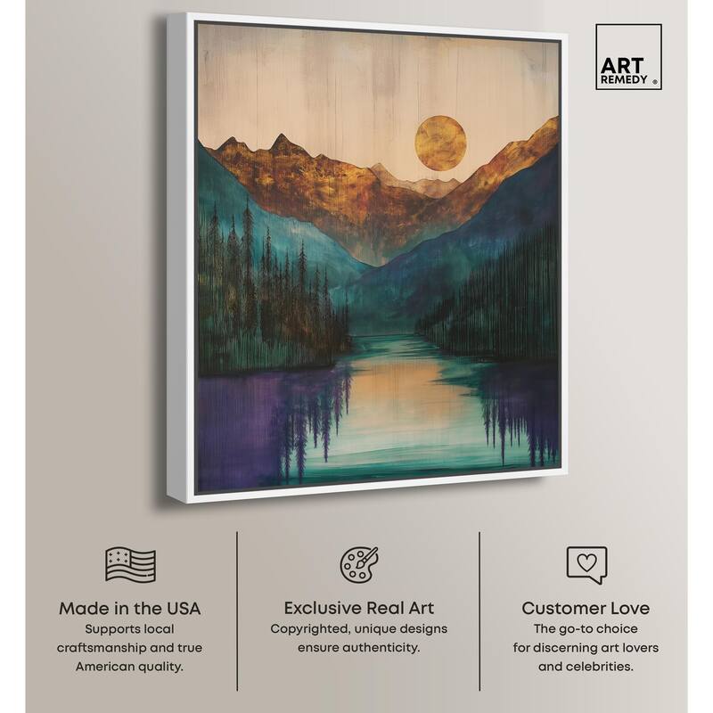 Secrets of the Lake Canvas by Art Remedy